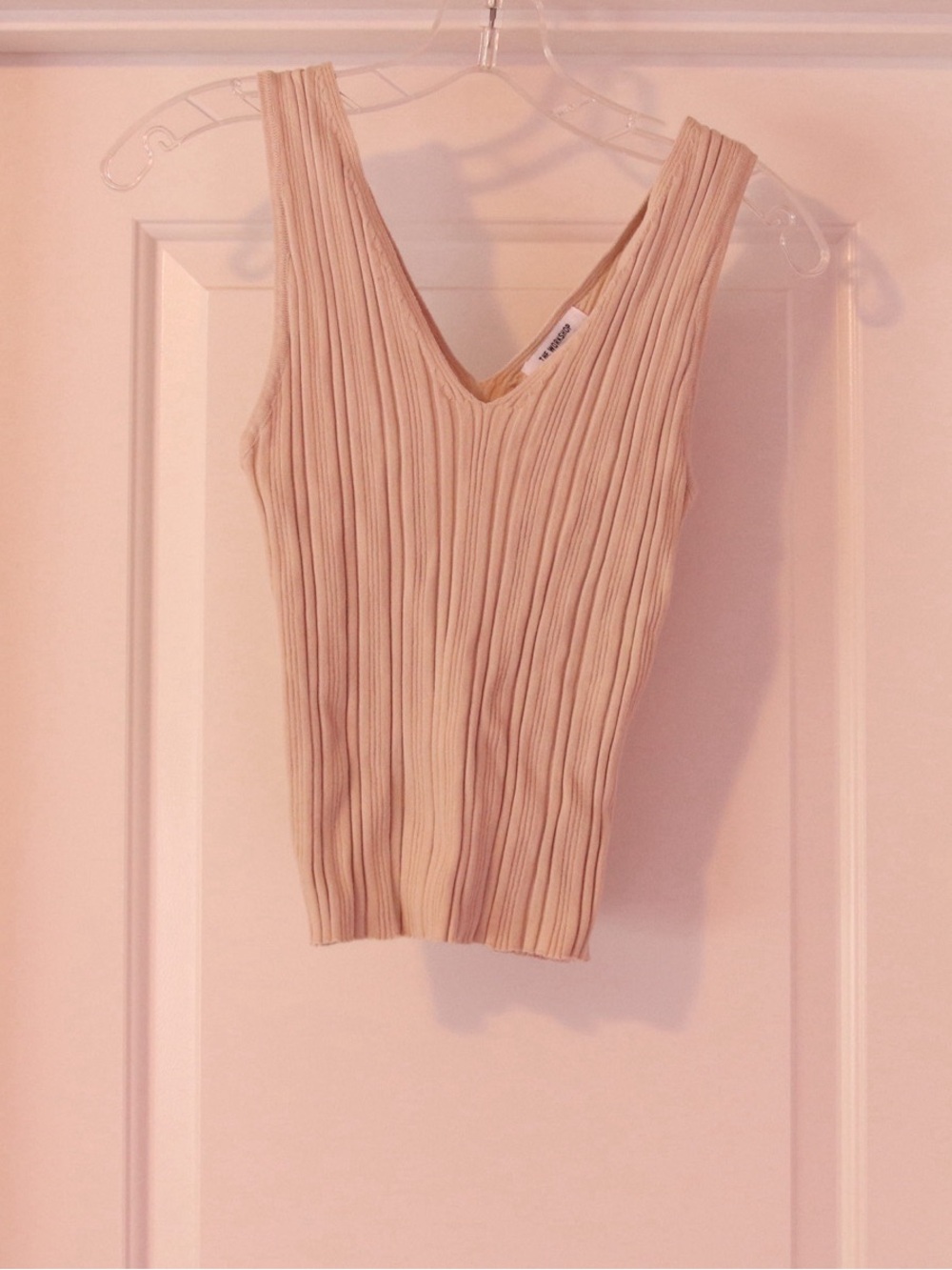 Ribbed Sweater Tank Top